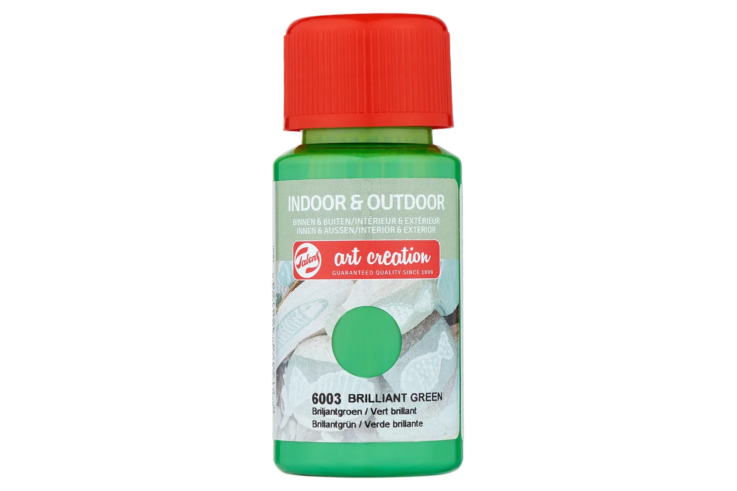 TAC Vernice Acrilica Verde Brillante per Interni ed Esterni 50ml