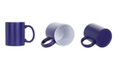 Tazza Magica Blu opaca Glitter in ceramica 330ml