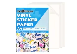 Teckwrap Carta adesiva stampabile Traslucida A4 15pz