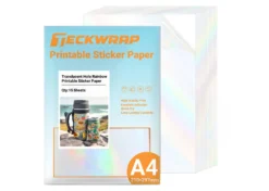 Teckwrap Carta adesiva stampabile Olografica Arcobaleno A4 15pz