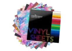 Teckwrap Kit Di 9 Fogli In Vinile Glitter a Fantasia 30,5cmx30,5cm