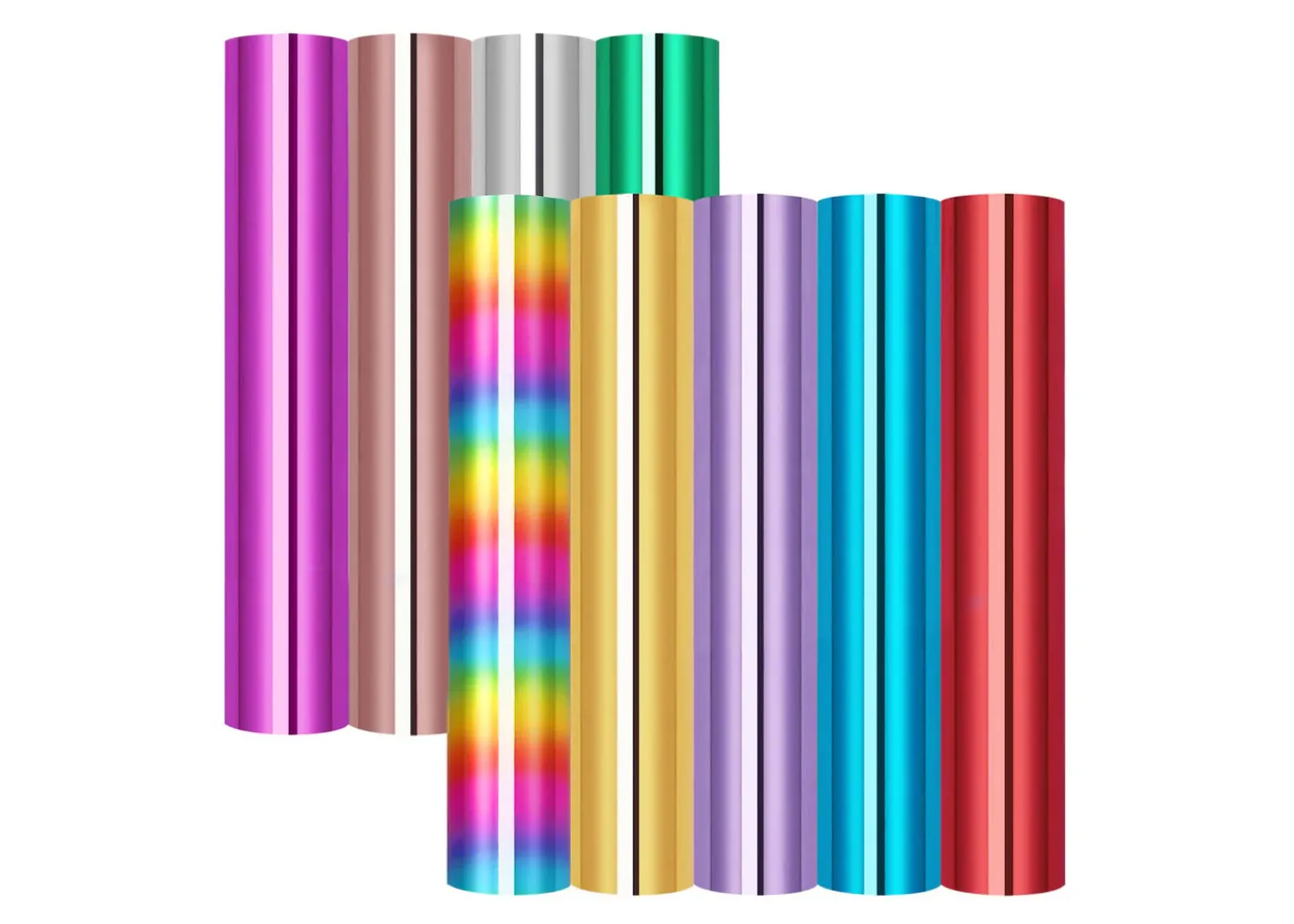 Teckwrap Kit di Termoadesivi Metallizzati 9pz 30cmx30cm