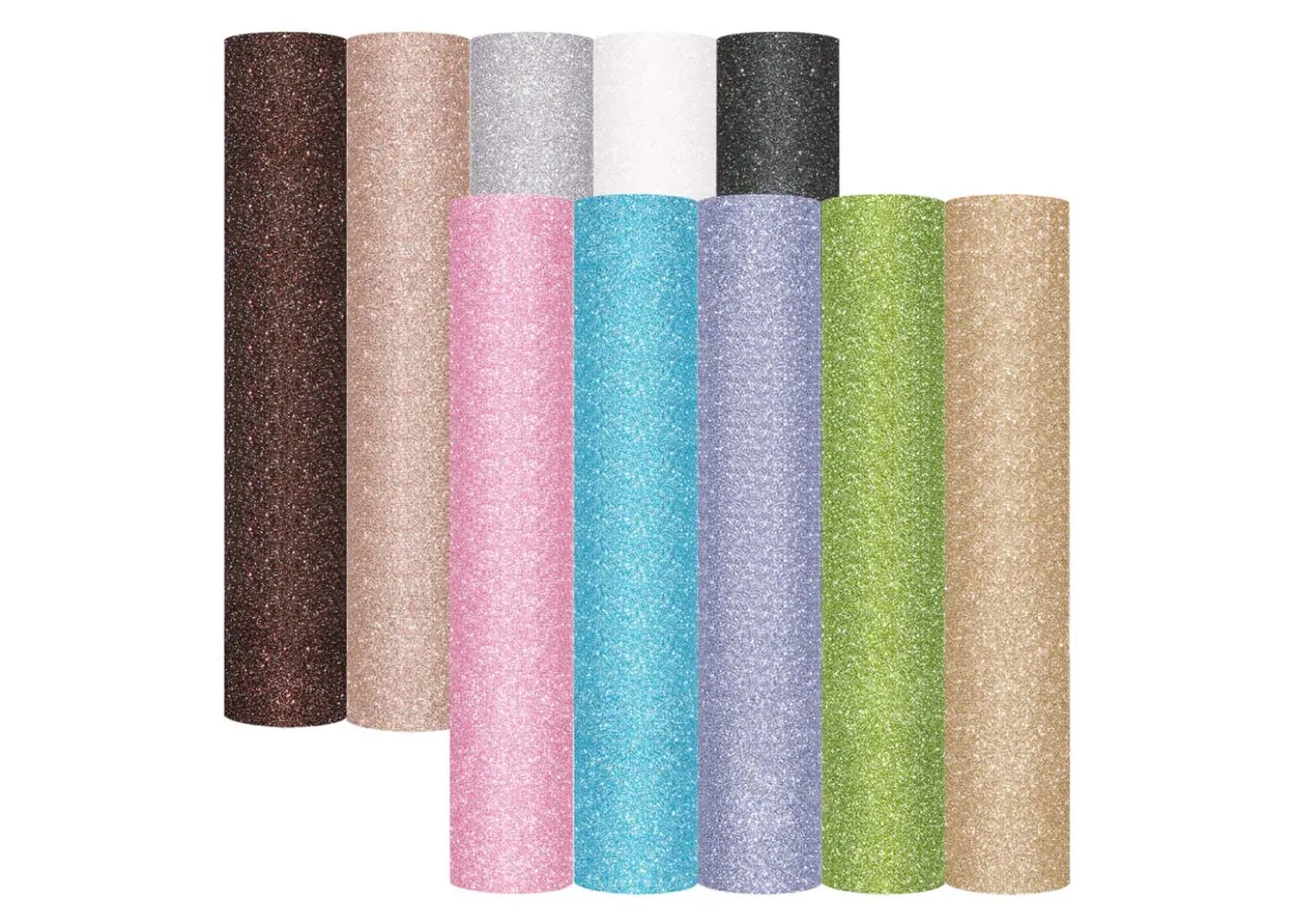 Teckwrap Kit di Vinili Glitterati 10pz 30cmx30cm