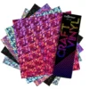 Teckwrap Kit di Vinili Olografici Fiori di Vetro 5 fogli 30,5cmx30,5cm
