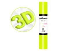 Teckwrap Termoadesivo effetto 3D Giallo Neon 25,4cmx1,5m