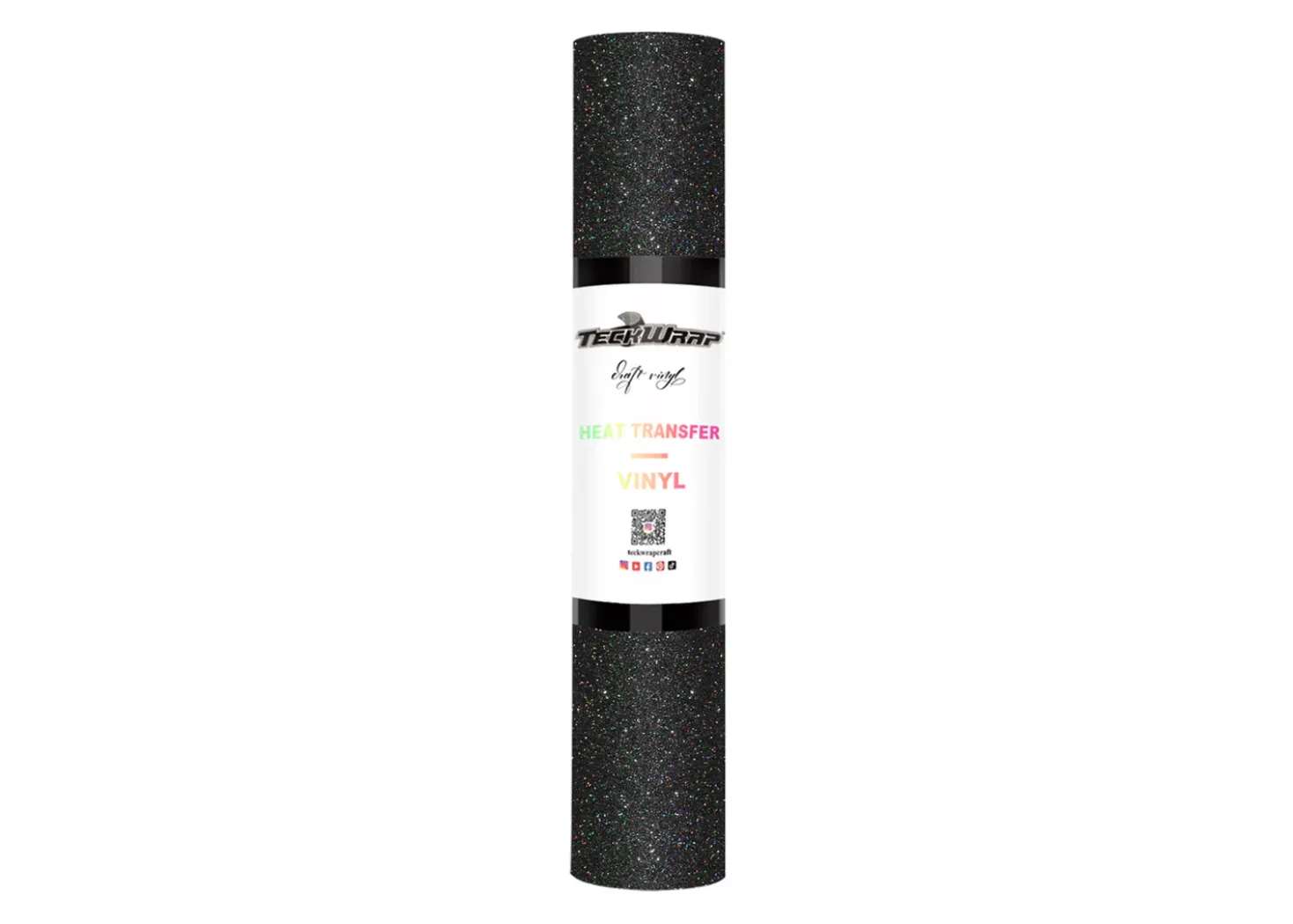 Teckwrap Termoadesivo effetto 3D Glitterato Nero 25,4cmx1,52m