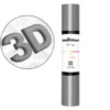 Teckwrap Termoadesivo effetto 3D Argento 25,4cmx1,5m