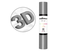 Teckwrap Termoadesivo effetto 3D Argento 25,4cmx1,5m