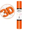 Teckwrap Termoadesivo effetto 3D Arancio 25,4cmx1,5m