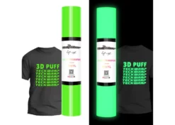 Teckwrap Termoadesivo Glow in the Dark effetto 3D Verde Neon 25,4cmx1,5m