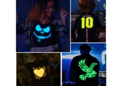 Teckwrap Termoadesivo Glow in the Dark effetto 3D Blu 25,4cmx1,5m