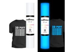 Teckwrap Termoadesivo Glow in the Dark effetto 3D Bianco 25,4cmx1,5m