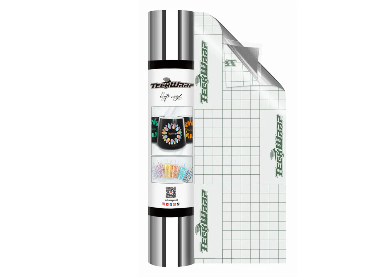 Teckwrap Vinile Metallico Argento 30cmx1,55m