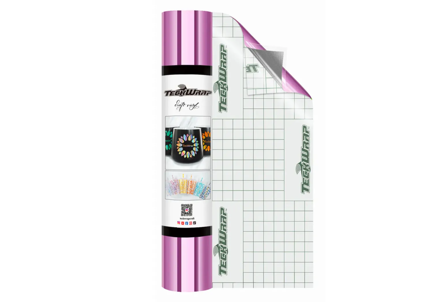 Teckwrap Vinile Metallico Fucsia 30cmx1,55m