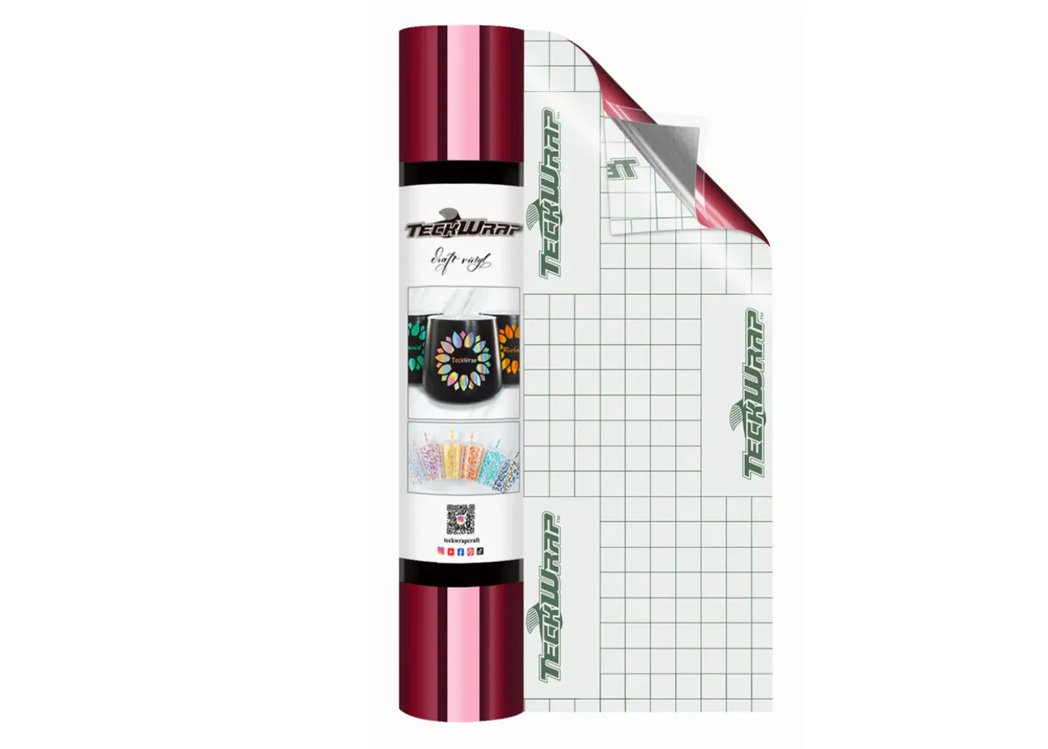 Teckwrap Vinile Metallico Vino 30cmx1,55m