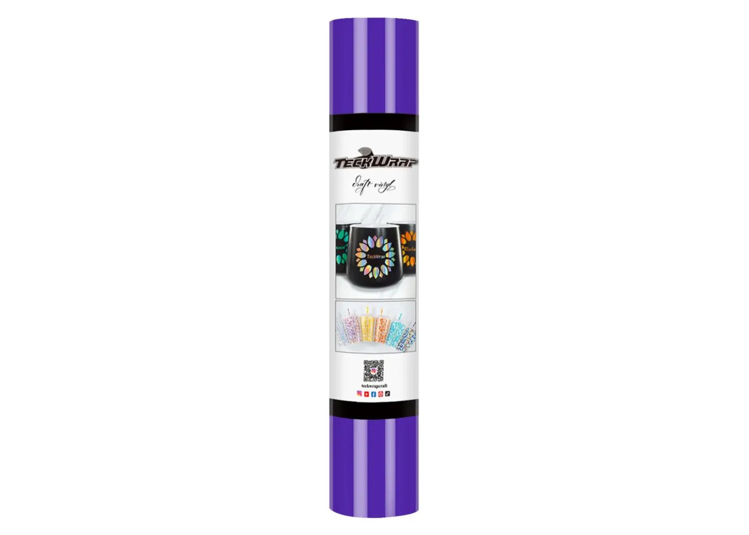 Teckwrap Vinile Permanente Glossy Viola 30cmx1,55m
