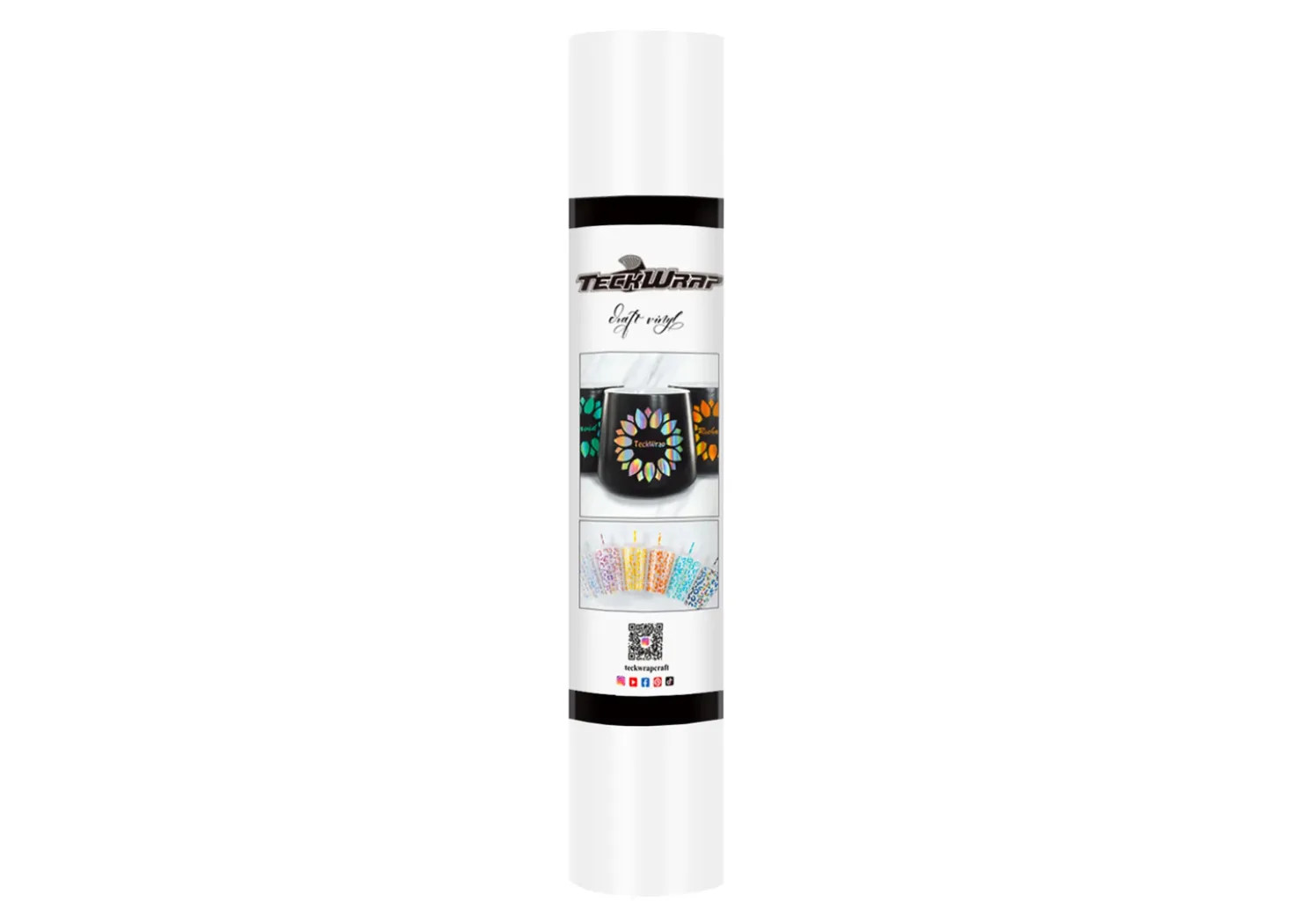 Teckwrap Vinile Permanente Glossy Bianco 30cmx1,55m
