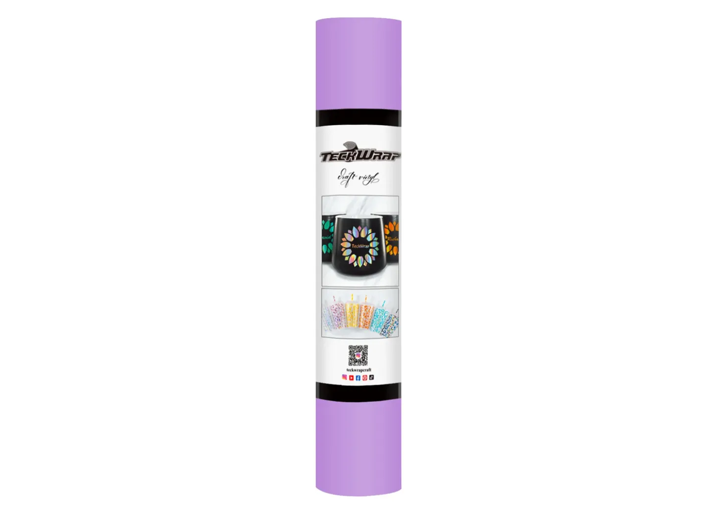 Teckwrap Vinile Permanente Opaco Lavanda 30cmx1,55m