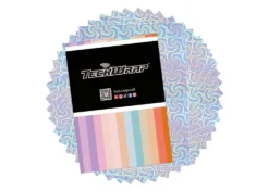 Teckwrap Vinile Stampabile Olografico Motivo a Spirali 15pz