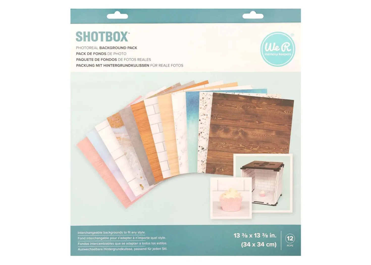 We R Memory Keepers Shotbox Pack Sfondi per Foto