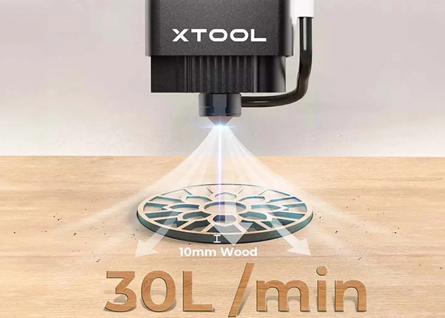 XTool Air Assist per Macchina a Taglio Laser M1