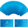 XTool Biglietti da Visita in Metallo Blu 60pz 8,6cmx5,4cm