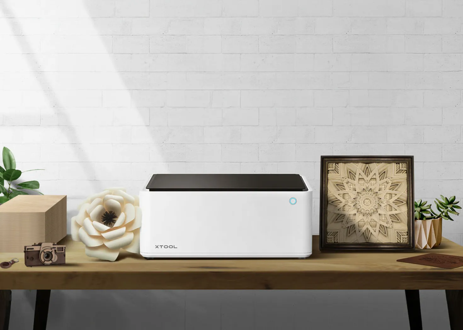 XTool M1 Macchina a Taglio Laser e Plotter da Taglio + Vinile Decorativo per xTool M1 Design “Notte Stellata”