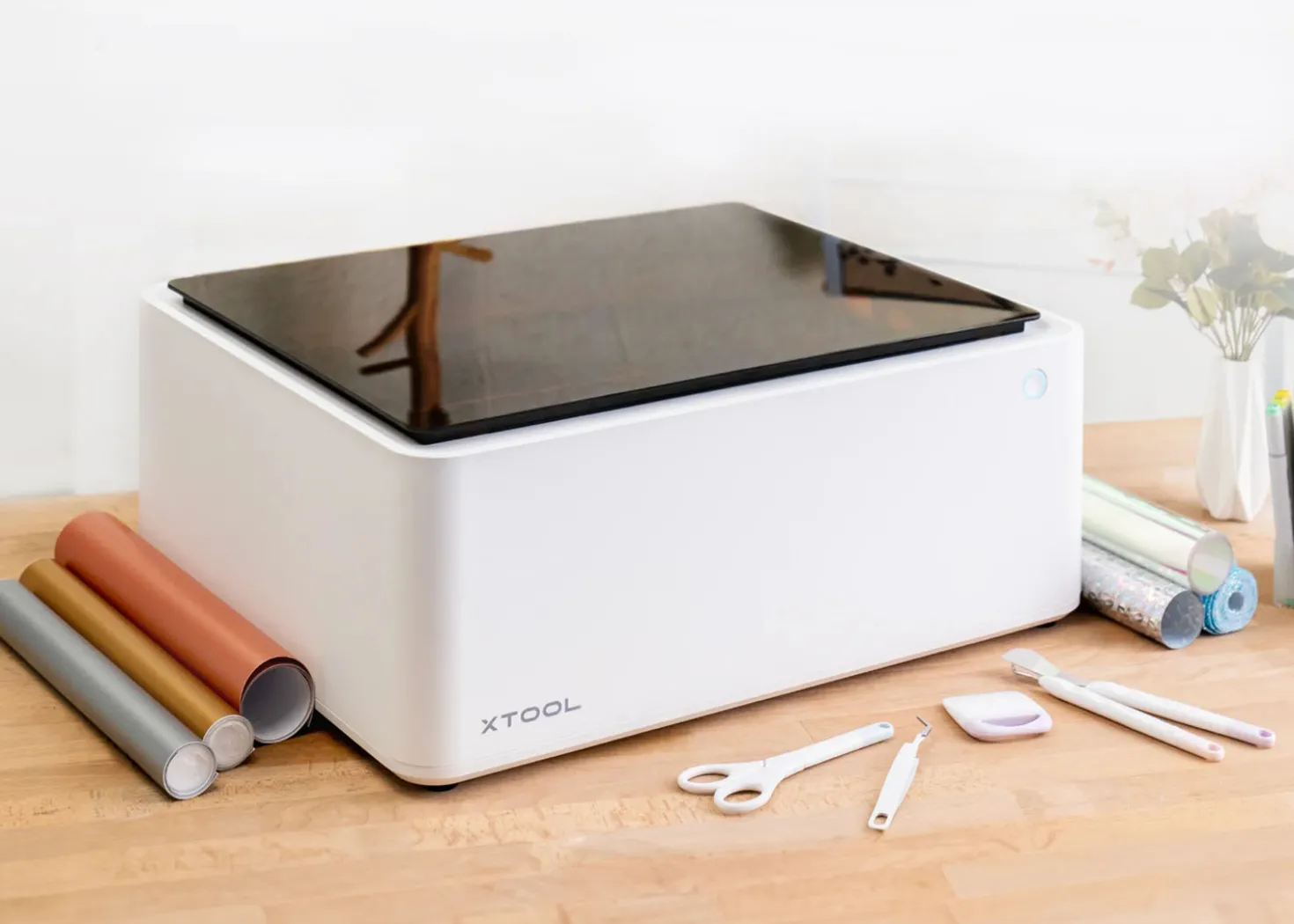 XTool M1 Macchina a Taglio Laser e Plotter da Taglio + Vinile Decorativo per xTool M1 Design “Notte Stellata”