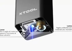 XTool M1 Macchina a Taglio Laser e Plotter da Taglio + Vinile Decorativo per xTool M1 Design “Notte Stellata”