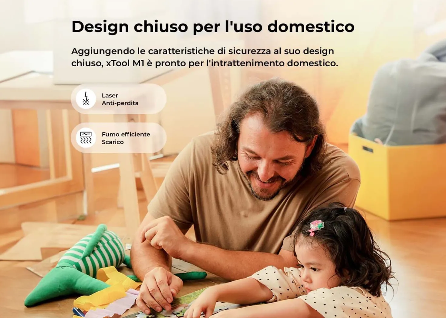 XTool M1 Macchina a Taglio Laser e Plotter da Taglio + Vinile Decorativo per xTool M1 Design “Notte Stellata”