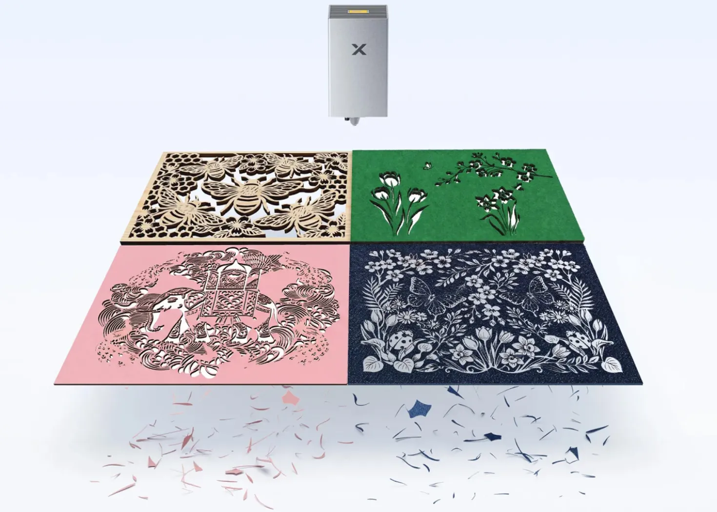 xTool M2 Macchina Laser da Taglio e Incisione Basic 20w + Purificatore SafetyPro™ AP2