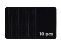 XTool Toppa rettangolare in Similpelle Nera 7,6×5,1cm 10pz